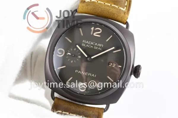 Panerai Pam00505 VSF 1:1 Best Edition PVD 45mm Leather Strap P9000