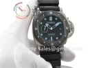 Panerai Pam00799 VSF 1:1 Best Edition Titanium 47mm Carbon Bezel Rubber Strap P9010