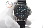 Panerai Pam00799 VSF 1:1 Best Edition Titanium 47mm Carbon Bezel Rubber Strap P9010