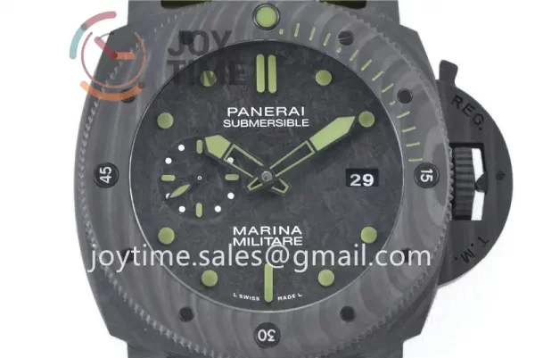 Panerai Pam00961 VSF 1:1 Best Edition Carbon 47mm Rubber Strap P9010