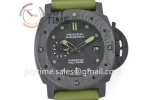 Panerai Pam00961 VSF 1:1 Best Edition Carbon 47mm Rubber Strap P9010