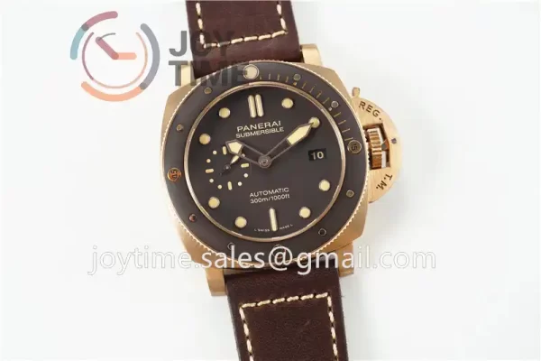 Panerai Pam00968 VSF 1:1 Best Edition RG 47mm Leather Strap P9010