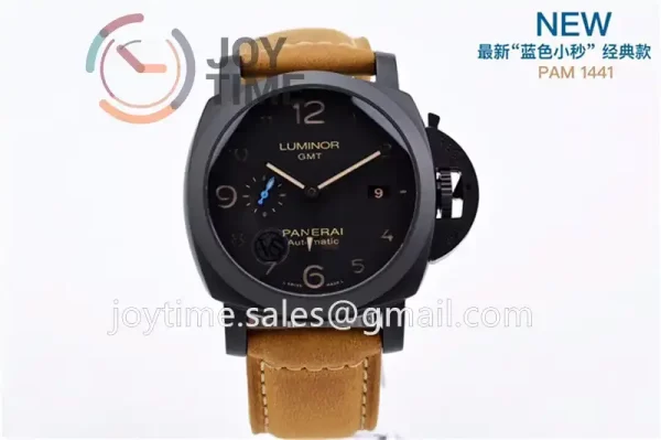 Panerai Pam01441 VSF 1:1 Best Edition Ceramic 44mm Leather Strap P9011