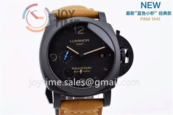 Panerai Pam01441 VSF 1:1 Best Edition Ceramic 44mm Leather Strap P9011