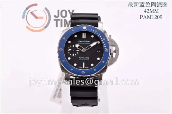 Panerai Pam01209 VSF 1:1 Best Edition SS 42mm Rubber Strap P9010