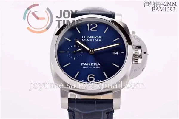 Panerai Pam01393 VSF 1:1 Best Edition SS 42mm Leather Strap P9010