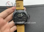 Panerai Pam00441 Real PR SBF 1:1 Best Edition Ceramic 44mm Leather Strap P9001