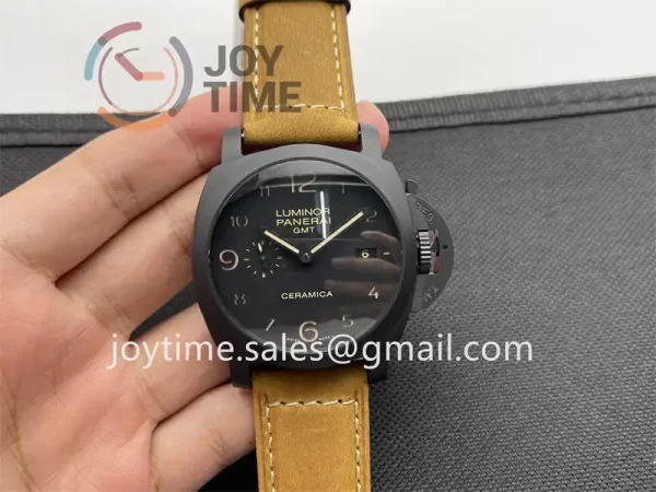 Panerai Pam00441 Real PR SBF 1:1 Best Edition Ceramic 44mm Leather Strap P9001