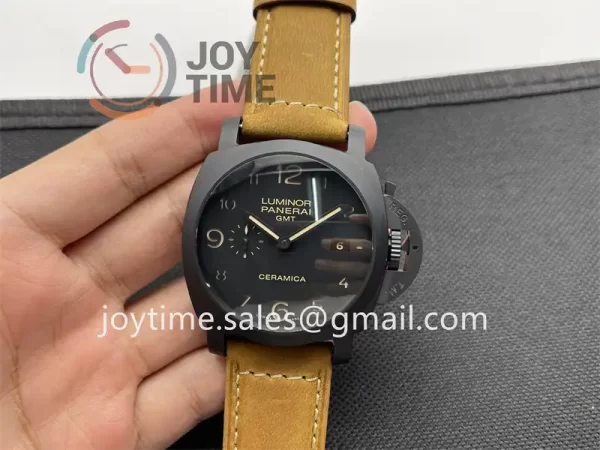 Panerai Pam00441 Real PR SBF 1:1 Best Edition Ceramic 44mm Leather Strap P9001