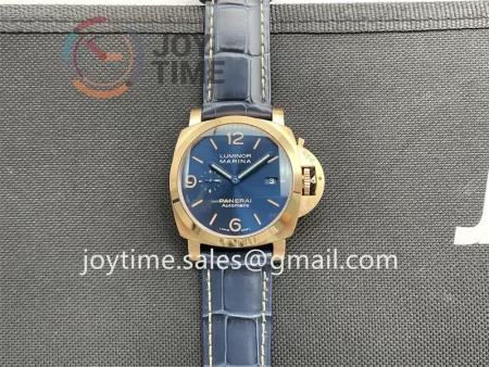 Panerai Pam01114 SBF 1:1 Best Edition RG 44mm Leather Strap P9010