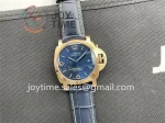 Panerai Pam01114 SBF 1:1 Best Edition RG 44mm Leather Strap P9010