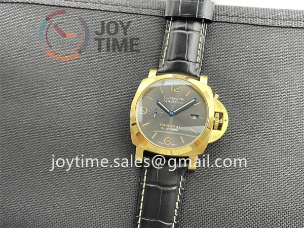 Panerai Pam01115 SBF 1:1 Best Edition YG 44mm Leather Strap P9010