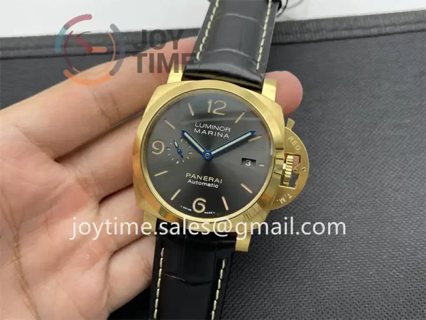 Panerai Pam01115 SBF 1:1 Best Edition YG 44mm Leather Strap P9010