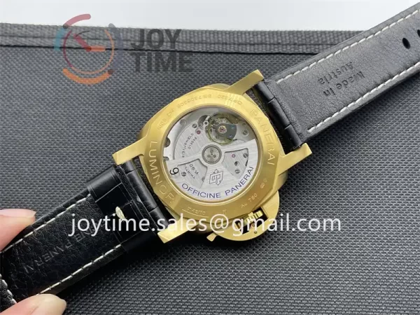 Panerai Pam01115 SBF 1:1 Best Edition YG 44mm Leather Strap P9010