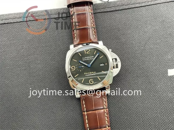 Panerai Pam01116 SBF 1:1 Best Edition SS 44mm Leather Strap P9010