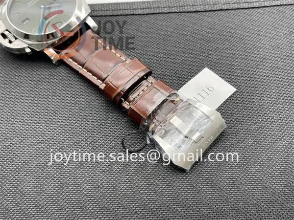 Panerai Pam01116 SBF 1:1 Best Edition SS 44mm Leather Strap P9010