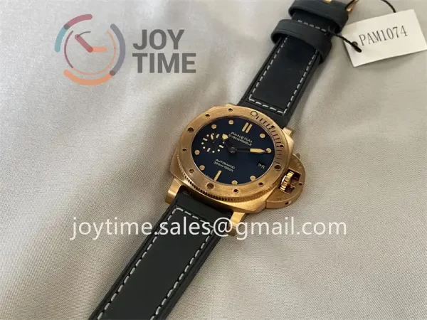 Panerai Pam01074 VSF 1:1 Best Edition Bronze 42mm Leather Strap P900