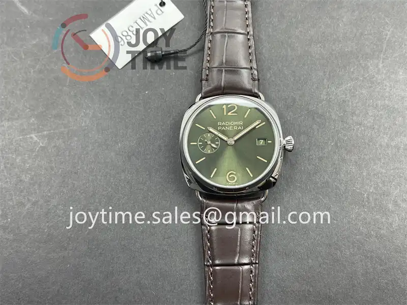 Panerai Pam01386 VSF 1:1 Best Edition SS 42mm Leather Strap P.900