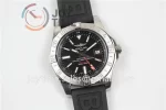 Breitling Avenger GMT GF 1:1 Best Edition SS 43mm Rubber Strap A2836