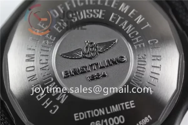 Breitling Avenger II Seawolf PVD GF 1:1 Best Edition PVD 45mm Nylon Strap A2824