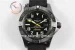 Breitling Avenger II Seawolf PVD GF 1:1 Best Edition PVD 45mm Nylon Strap A2824