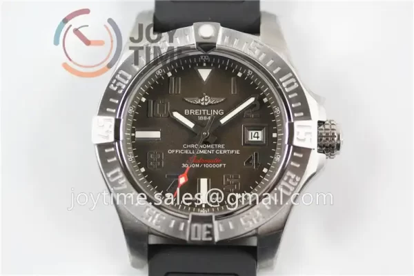 Breitling Avenger II Seawolf GF 1:1 Best Edition SS 45mm Rubber Strap A2836