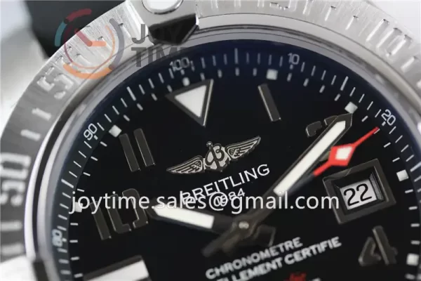 Breitling Avenger II Seawolf GF 1:1 Best Edition SS 45mm Rubber Strap A2836