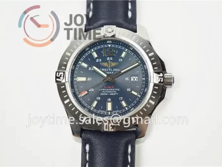 Breitling Colt Automatic GF 1:1 Best Edition SS 44mm Leather Strap A2824