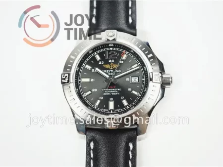 Breitling Colt Automatic GF 1:1 Best Edition SS 44mm Leather Strap A2824