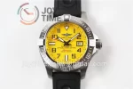 Breitling Avenger II Seawolf GF 1:1 Best Edition SS 45mm Rubber Strap A2824