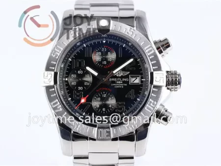 Breitling Avenger II Seawolf Chronograph GF 1:1 Best Edition SS 45mm SS Bracelet A7750