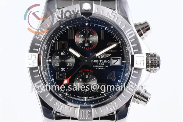 Breitling Avenger II Seawolf Chronograph GF 1:1 Best Edition SS 45mm SS Bracelet A7750