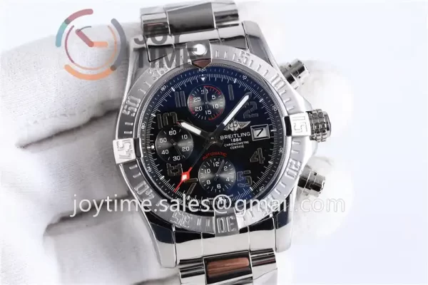 Breitling Avenger II Seawolf Chronograph GF 1:1 Best Edition SS 45mm SS Bracelet A7750