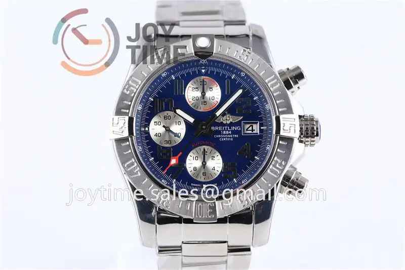 Breitling Avenger II Seawolf Chronograph GF 1:1 Best Edition SS 45mm SS Bracelet A7750