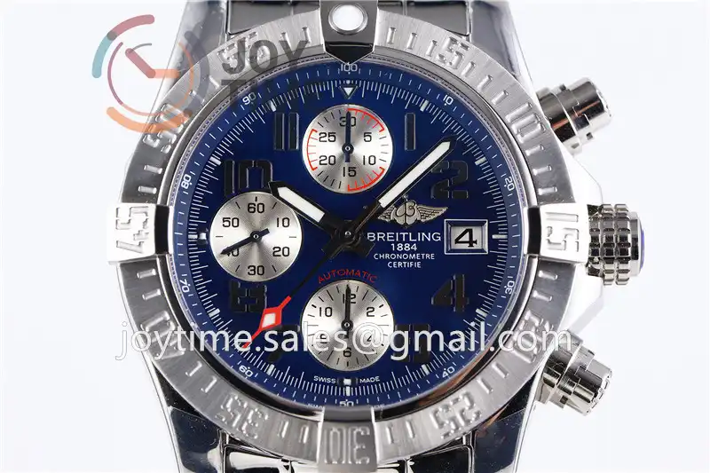 Breitling Avenger II Seawolf Chronograph GF 1:1 Best Edition SS 45mm SS Bracelet A7750