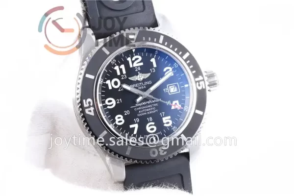 Breitling SuperOcean GF 1:1 Best Edition SS 44mm Rubber Strap A2824