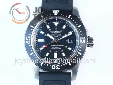 Breitling SuperOcean GF 1:1 Best Edition SS 44mm Rubber Strap A2824