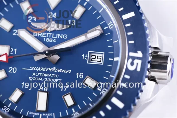 Breitling SuperOcean GF 1:1 Best Edition SS 44mm Rubber Strap A2824