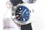 Breitling Avenger II Seawolf GMT GF 1:1 Best Edition SS 43mm Rubber Strap A2836