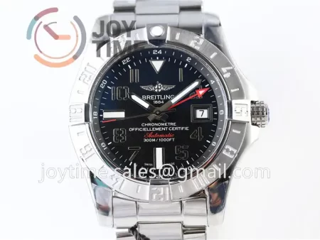 Breitling Avenger II Seawolf GMT GF 1:1 Best Edition SS 43mm SS Bracelet A2836