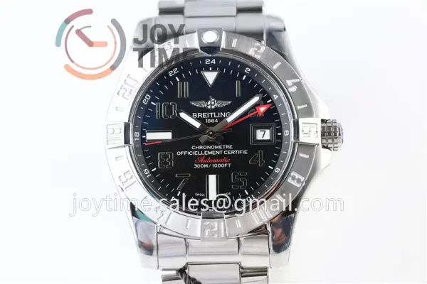 Breitling Avenger II Seawolf GMT GF 1:1 Best Edition SS 43mm SS Bracelet A2836