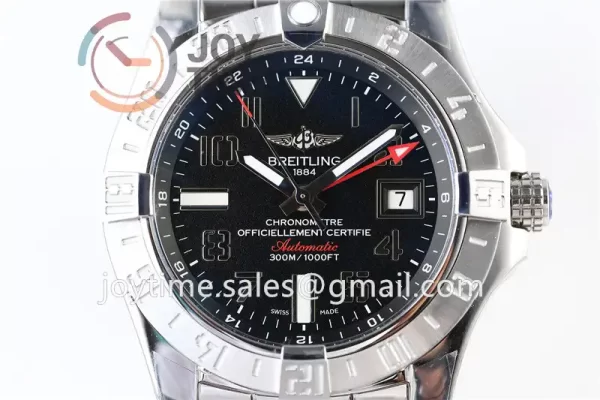 Breitling Avenger II Seawolf GMT GF 1:1 Best Edition SS 43mm SS Bracelet A2836