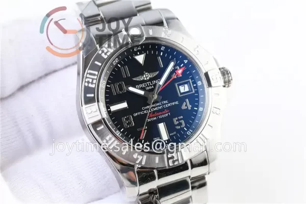 Breitling Avenger II Seawolf GMT GF 1:1 Best Edition SS 43mm SS Bracelet A2836