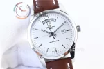 Breitling Transocean Day & Date 1:1 Best Edition SS 43mm Leather Strap A2824