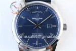 Breitling Transocean Day & Date 1:1 Best Edition SS 43mm Leather Strap A2824