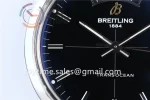 Breitling Transocean Day & Date 1:1 Best Edition SS 43mm Leather Strap A2824