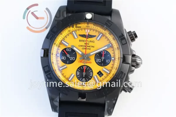 Breitling Chronomat GF 1:1 Best Edition PVD 44mm Rubber Strap A7750