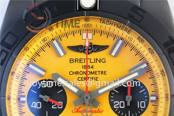 Breitling Chronomat GF 1:1 Best Edition PVD 44mm Rubber Strap A7750