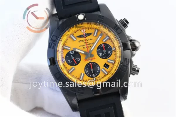 Breitling Chronomat GF 1:1 Best Edition PVD 44mm Rubber Strap A7750