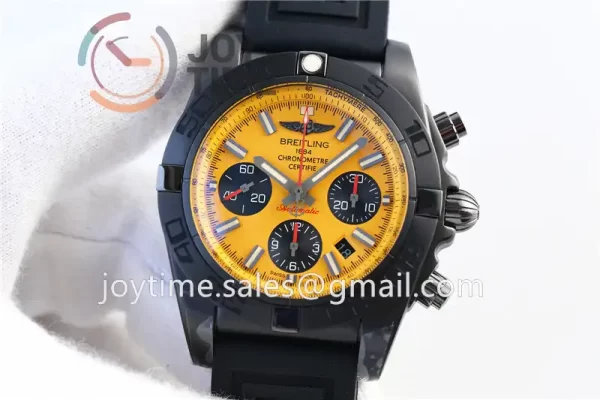 Breitling Chronomat GF 1:1 Best Edition PVD 44mm Rubber Strap A7750